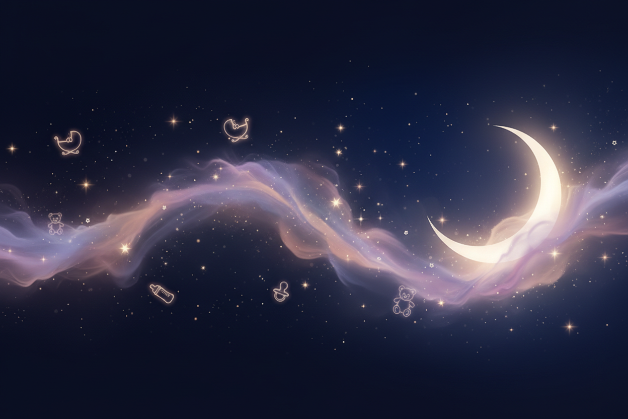 Cosmic Cradle Contact Header - Midnight Version